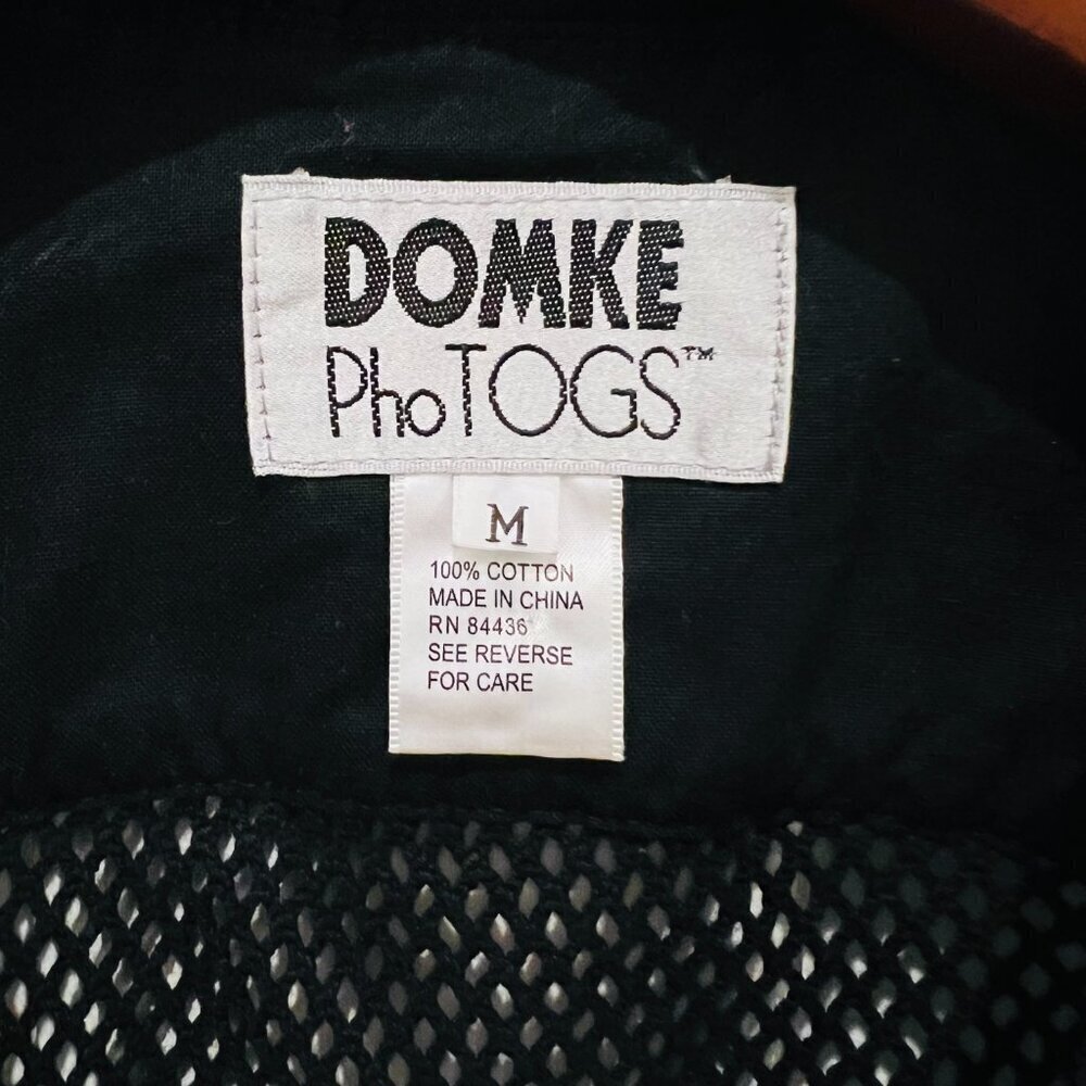 Domke PhoTOGS Utility Photo Vest Medium Black Mesh 13 Pockets Professional Zip - Picture 14 of 16